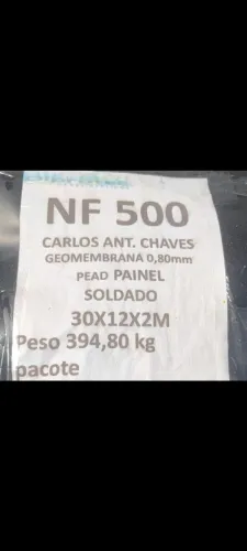 Duas Geomembrana novas pra criação de peixes  por 15.000