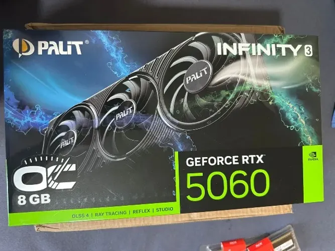 Placa de Vídeo Palit GeForce RTX5060Ti INFINITY 3 OC NVIDIA GeForce, 8GB GDDR7