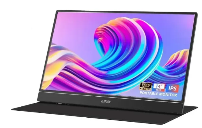 Monitor Portátil G-story 1080p Ips Usb-c 14 Polegadas Fhd