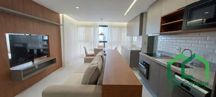 Apartamento para locação / Venda MOBILIADO, 1 suíte, 2 vagas - Nova Campinas