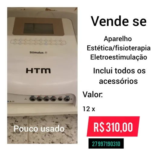Aparelho Eletroestimulação Estética e Fisioterapia