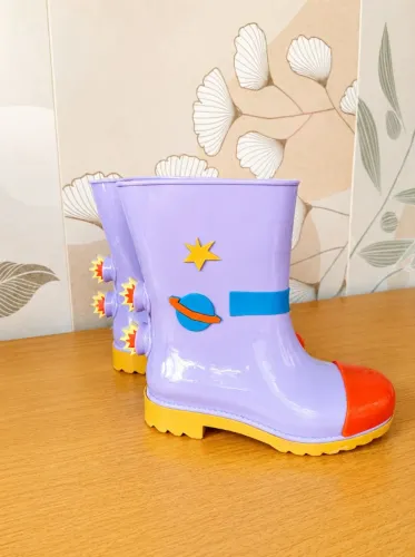 Bota Galocha Infantil Mini Melissa Rain Boot + Fábula