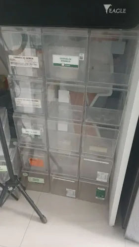 Kit Potes De Acrílico Para Granel 7,4 Litros + Pegadores - Organizador Expositor