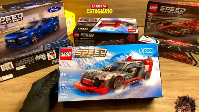 Conjunto LEGO: Ferrari F1 + Audi S1 e-tron quattro / Novos Lacrados / Envio Rápido