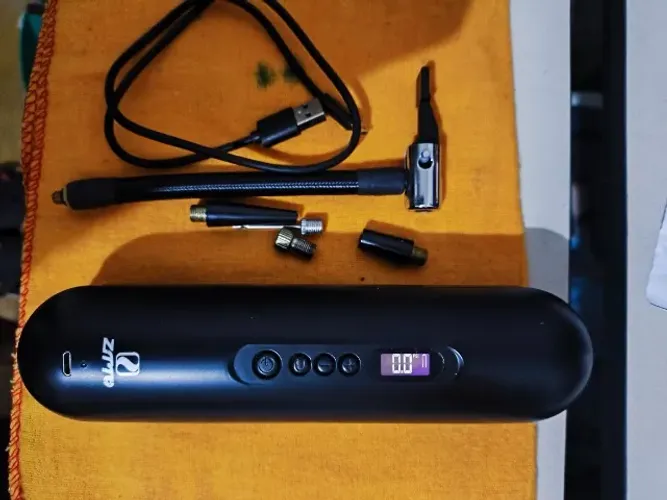 pump recarregavel encher pneu bola bicicleta zitto