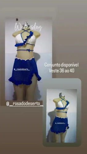 Conjunto de crochê