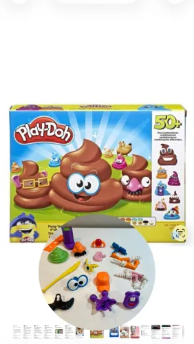 Brinquedo - massinha play doh - decore os seus monstrinhos