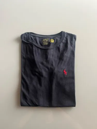 camiseta preta Polo Ralph Lauren