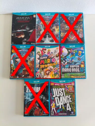 Nintendo Wii U Jogos Originais - Valores na Descrição