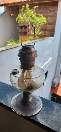 Lampião Aladdin antigo