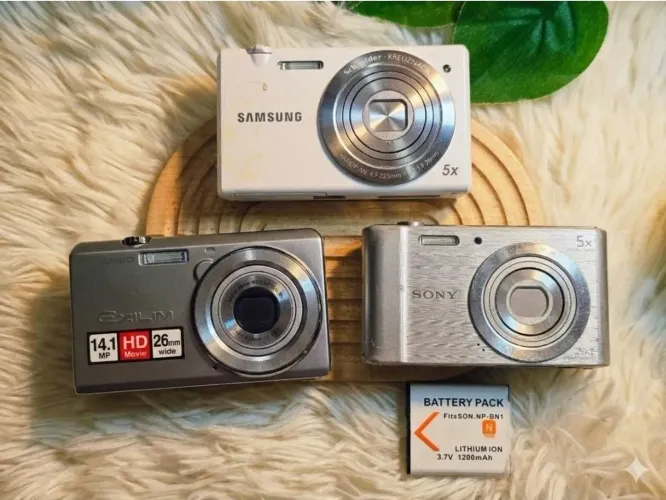 Lote de 3 cameras digitais *leia o anuncio