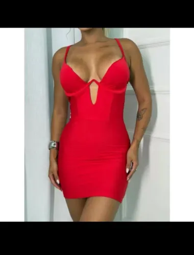 Vestido Aro V Com bojo Tubinho Colado Gringo Alcinha Festa Balada Elegante