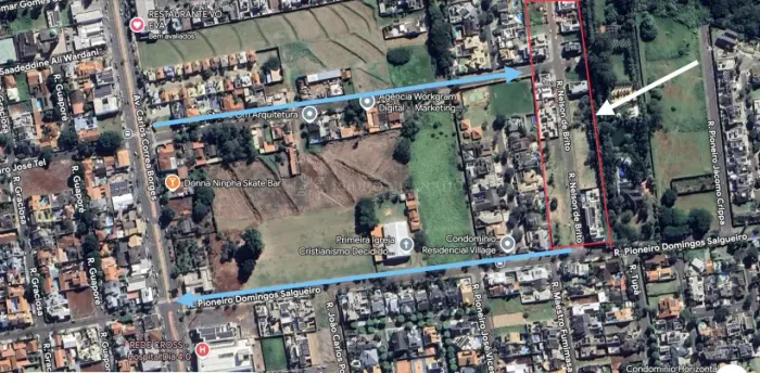 Terreno residencial em área nobre bairro com casas de alto padrão