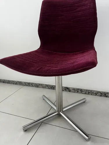 Cederas giratória com base inox