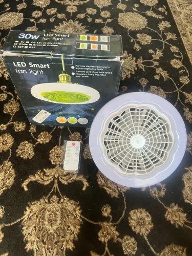 Ventilador de teto com led