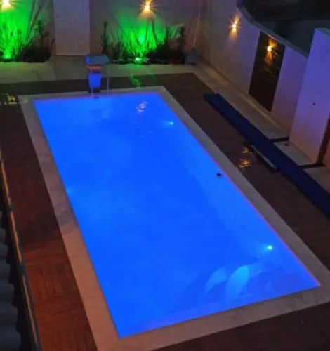 Piscina rentagular com filtro e bomba! Pague na entrega 