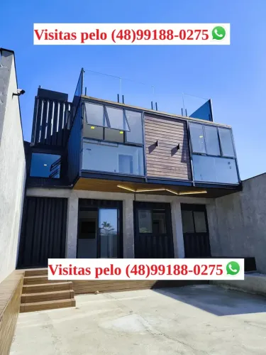 Casa NOVA com vista baía e ponte Hercílio! Localização fantástica.