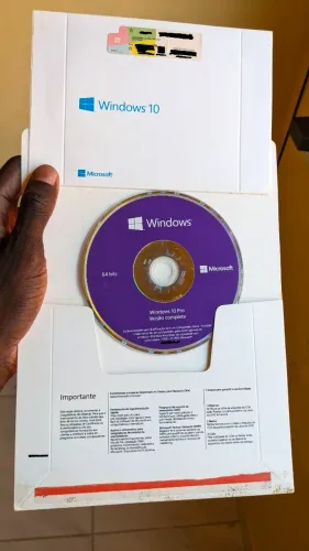 Vende-se - Windows 10 Pro 64 bits - versão completa Original Microsoft