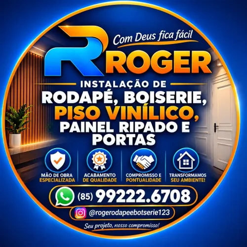 Instalação de rodapé santa luzia piso vinílico