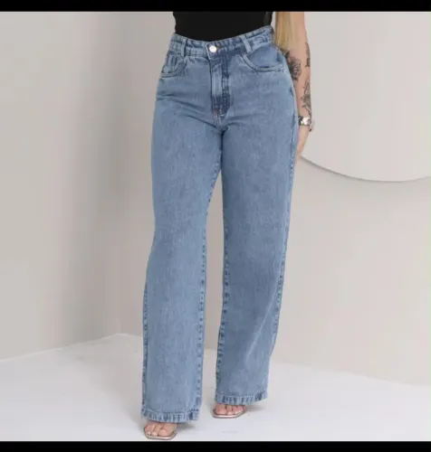 Calça Jeans Wide Leg - NOVA