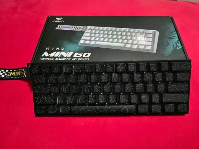 Teclado Magnético Aula Mini 60 HE MAX Black Spiritcloud Switc EUA