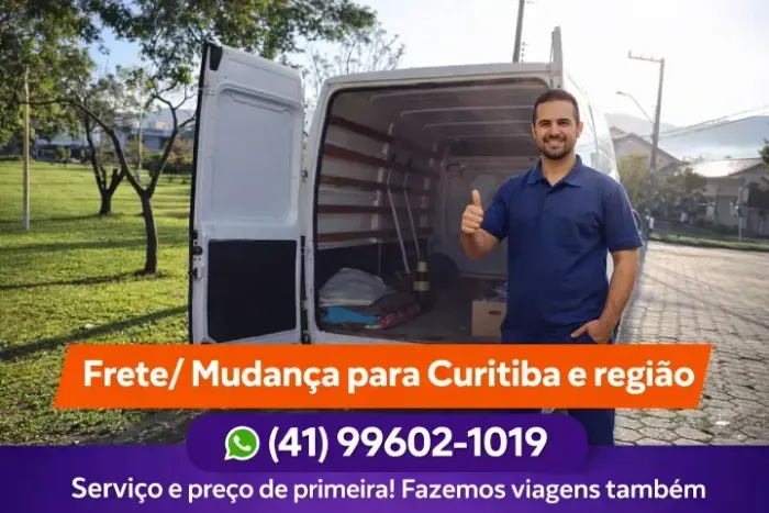 Frete de Mudança & Viagem por Qualquer Estado Disponível Curitiba e RMC