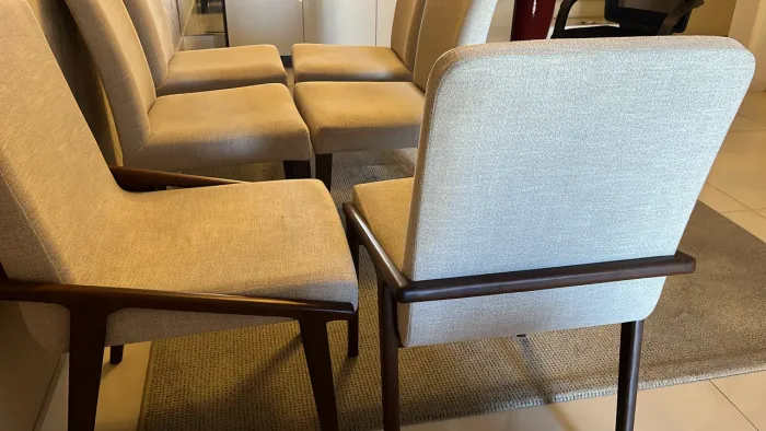 Conjunto de 6 cadeiras para mesa de jantar