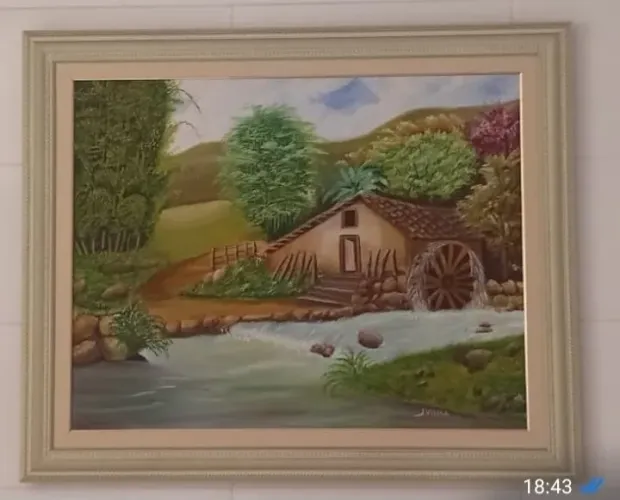 Tela de pintura a óleo