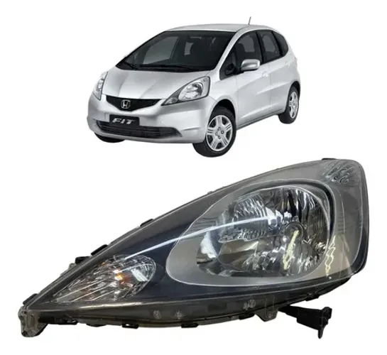 Farol Esquerdo Honda New Fit 2009 2010 2011 Original Esquerdo/motorista