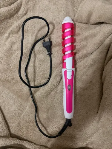 Modelador de Cachos Espiral Turbo Cerâmica 200°C Bivolt Automático