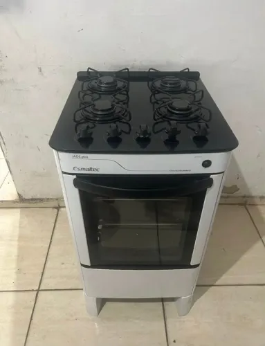 Fogão Mesa de Vidro Branco 4 Bocas