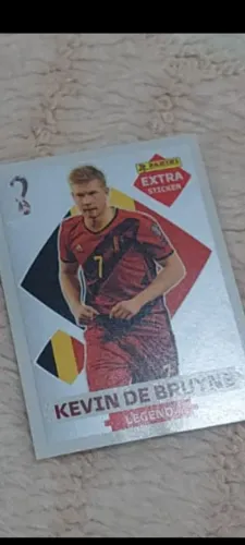 Figurinha Extra Sticker De Bruyne Prata Copa 2022
