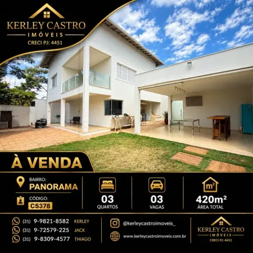 Vendo linda casa no bairro Panorama - Sete Lagoas, MG!