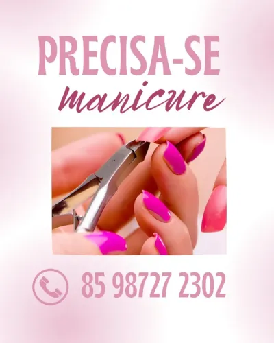 Precisa-se de manicure