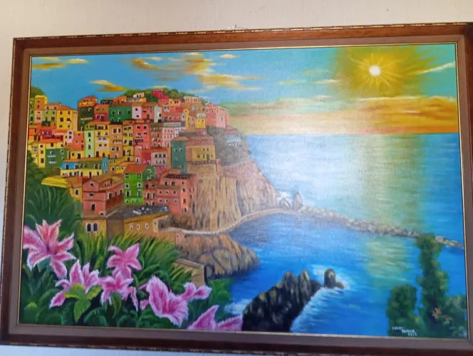 Pintura em óleo sobre tela