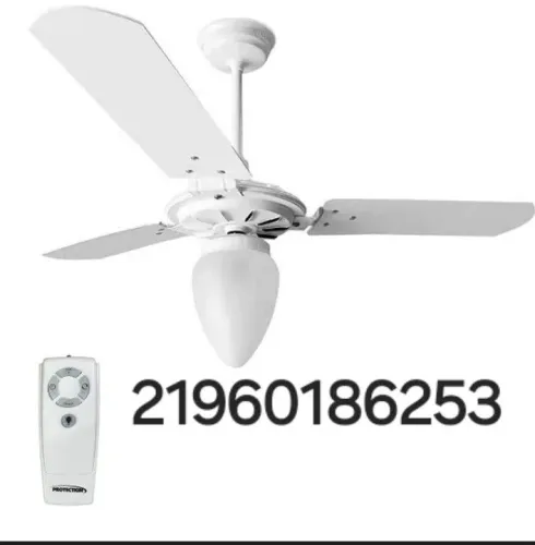 Instalação de ventilador de teto c / controle a partir 79,99