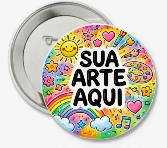 Bottons personalizados com sua arte 