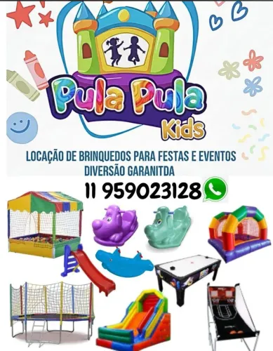 Aluguel de brinquedos para festa e eventos em São Paulo Capital