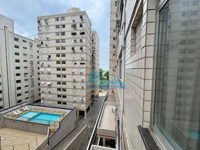 LOCAÇÃO - 1 DORMITÓRIO - SEMI MOBILIADO - EMBARÉ - SANTOS /SP