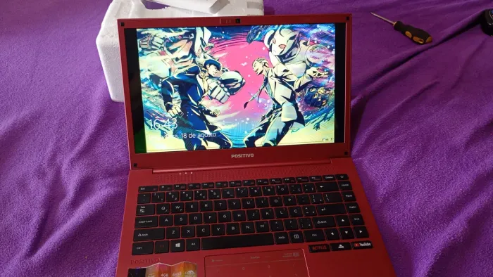 Notbook motion red