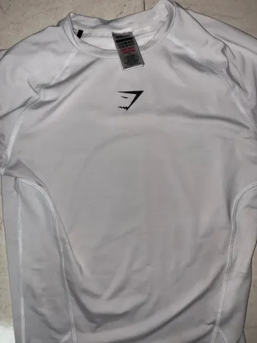 Camiseta Gymshark Element Baselayer white