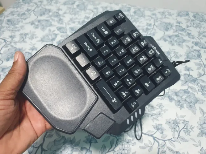 Teclado uma mão one hand usb