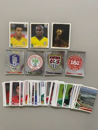 90 figurinhas Copa 2010