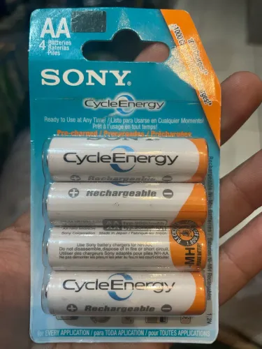 Pilha Sony recarregáveis AA