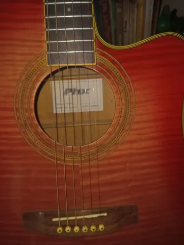 Violão Elétrico PHX Sunburst Cutaway - Cordas Novas / Impecável