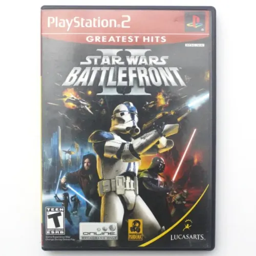 Star Wars Battlefront 2 para PlayStation 2 completo e perfeito, como novo