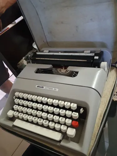 Máquina de datilografia 