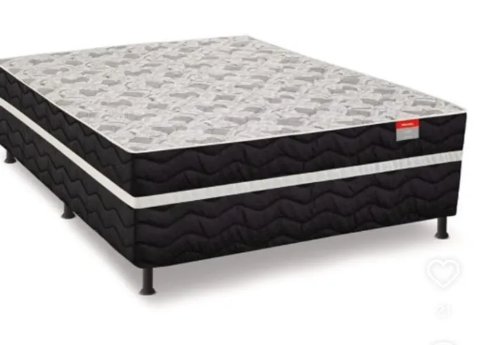 Cama box casal.molas enssacadas elegante