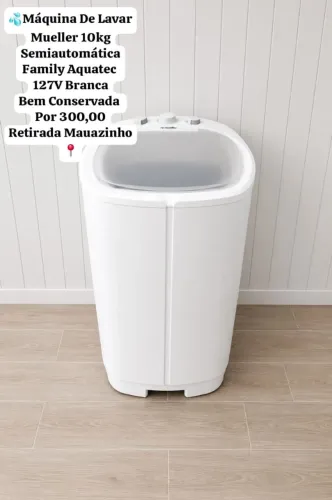 Máquina de lavar Tanquinho Semi-automatica 10kg Muller Retirada Mauazinho ?