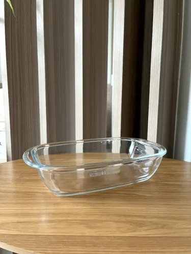 Refratário Retangular de Vidro - 20 cm